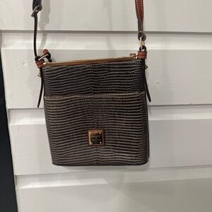 Dooney & Burke lizard skin cross body